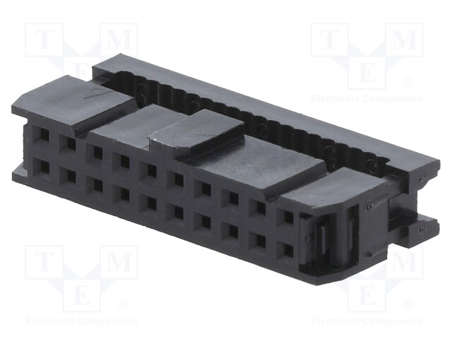 LIITIN: IDC - PISTOKE - NAARAS - PIN: 20 - IDC - - 2,54MM - 2X10 - IDC liittimet - FCS-C1-20-G - 1