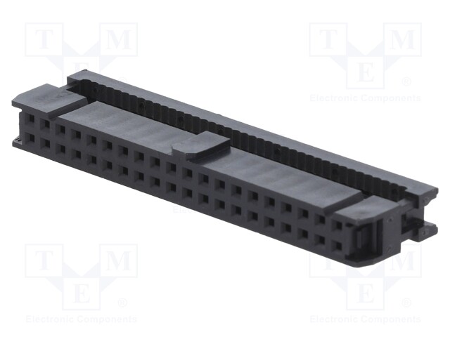 LIITIN: IDC - PISTOKE - NAARAS - PIN: 40 - IDC - - 2,54MM - 2X20 - IDC liittimet - FCS-C1-40-G - 1
