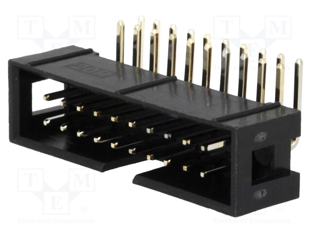 LIITIN: IDC - PISTORASIA - UROS - PIN: 20 - 90° KULMA - THT - 2,54MM - IDC liittimet - ZL231-20KG - 1