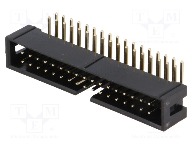 LIITIN: IDC - PISTORASIA - UROS - PIN: 34 - 90° KULMA - THT - 2,54MM - IDC liittimet - ZL231-34KG - 1