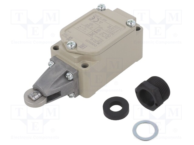 RAJAKYTKIN - Ø14,3MM PITKÄNOMAINEN METALLIRULLA - DPDB - 10A - IP67 - Rajakytkimet - WLD2-G - 1