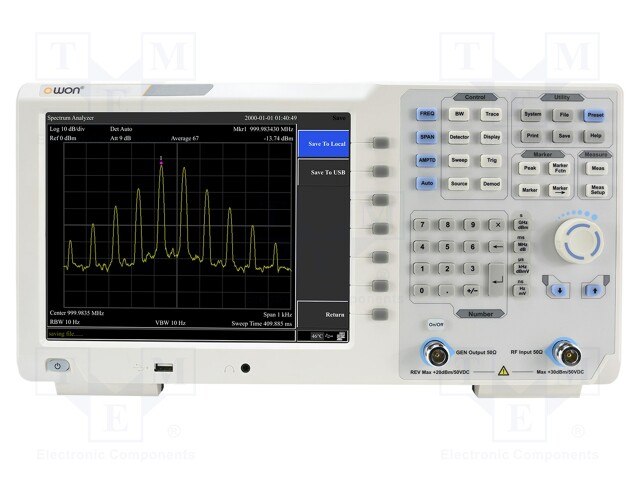 SPEKTRIANALYSAATTORI - 9KHZ÷1,5GHZ - LAN,USB DEVICE,USB HOST,VGA - Spektrianalysaattorit - XSA1015-TG - 1
