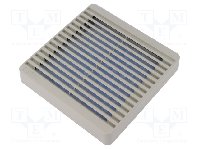 SUOJA - MUOVI - 120X120MM - RUUVI - SUODATTIMEN KANSSA - BEIGE - Tuulettimien suojat - XPFA120CG - 1