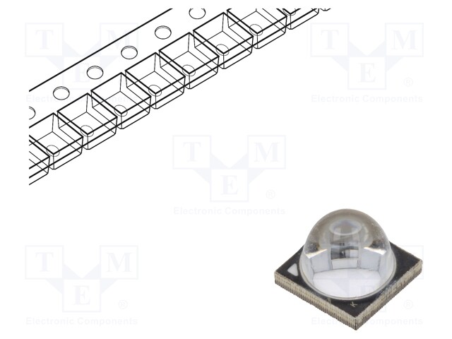 VOIMA-LED - UV - 48° - 2000MA - 10W - ?D: 390÷400NM - 6÷7,6VDC - 7X7X5,7MM - UV LEDit - PBSD-10JLA-G - 1