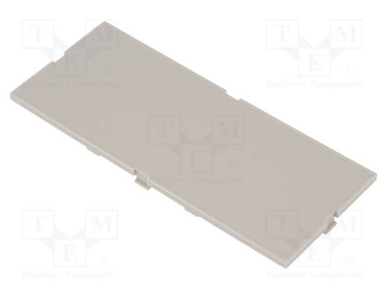 ETUPANEELI - HARMAA - Koteloiden lisätarvikkeet - D6MG-COVER-G - 1