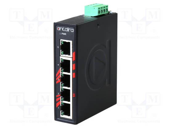 ETHERNET KYTKIN - PORTTIEN LUKU: 5 - 12÷48VDC - RJ45 - Teollisuusverkot - LNX-C500G - 1