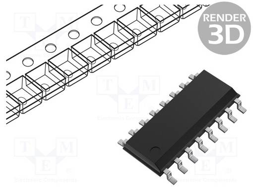 IC: DIGITAALINEN - 4BIT,SIIRTOREKISTERI - CH: 2 - CMOS - SMD - SOIC16 - Siirtorekisterit - MC14015BDR2G - 1