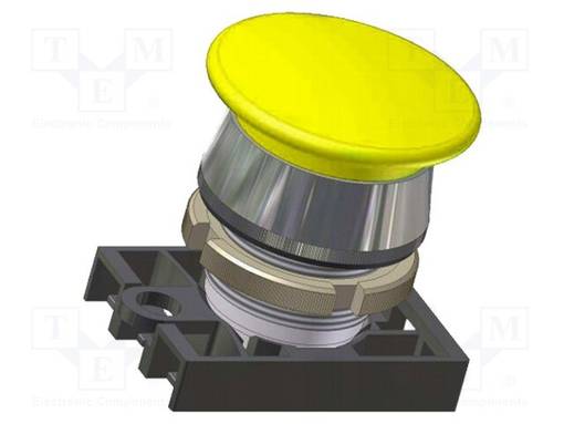 PAINOKYTKIN - 22MM - ASENNOT: 1 - KELTAINEN - IP55 - SIENI- - Taulukytkimet, standardi 22mm - NEK22M-DG - 1