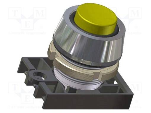 PAINOKYTKIN - 22MM - ASENNOT: 1 - KELTAINEN - IP65 - NEK22 - Taulukytkimet, standardi 22mm - NEK22M-UWG - 1