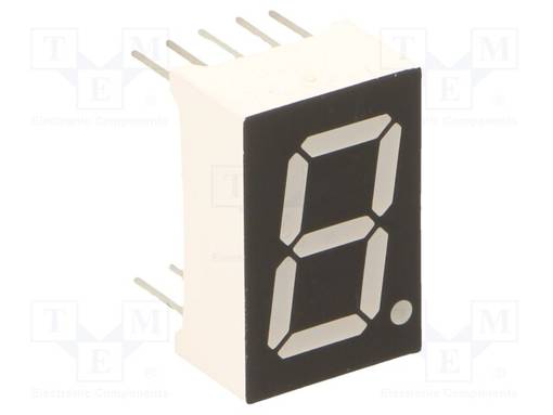 NÄYTTÖ: LED - 7-SEGMENTTINÄYTTÖ - 14,2MM - 0,56" - MERK.LKM: 1 - VIHREÄ - 7-segmenttinäytöt - OSL10564-IG - 1