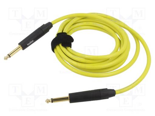 KAAPELI - JACK 6,3 MM 2PIN PISTOKE,MOLEMMIN PUOLIN - 9M - 0,25MM2 - Muut audio-videokaapelit - TAS-TK129PSF-G - 1