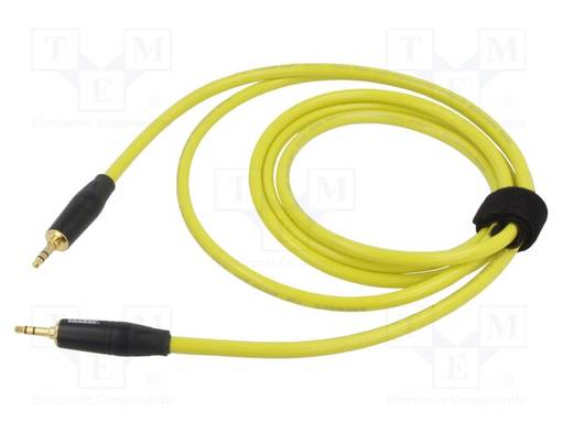 KAAPELI - JACK 3,5MM 3PIN PISTOKE,MOLEMMIN PUOLIN - 3M - KELTAINEN - Muut audio-videokaapelit - TAS-TK173PSF-G - 1