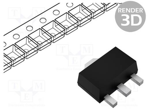 REGULAATTORI LDO,LINEAARINEN,SÄÄTÄMÄTÖN - 3,3V - LDO säätämätt. jännitestabilisaattorit - TS9013SCY-RMG - 1