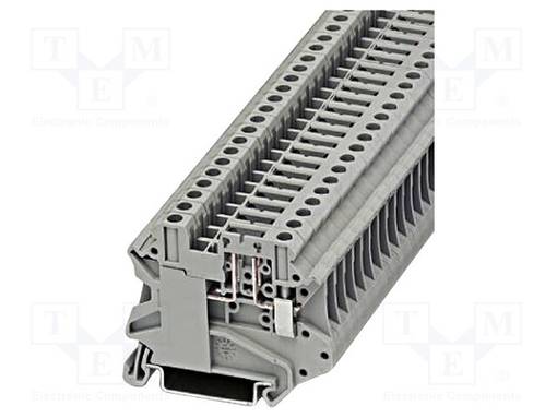 LIITIN: KISKO-20A - 500V - RUUVI TERMINAALI - HARMAA - POLYAMIDI - Kiskoliittimet - UT4-TG - 1