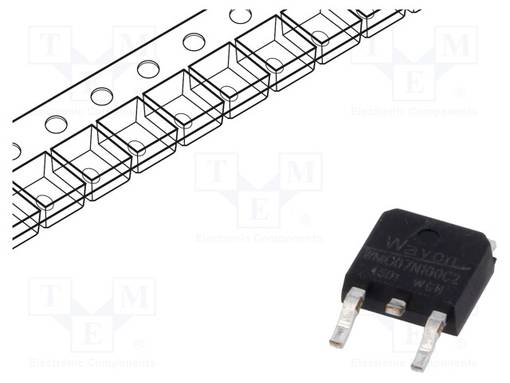 N-KANAVA MOSFET - WMOS™ C2 - UNI-POLAARINEN - 1KV - 2,2A - 65W - Transistorit - WMO07N100C2-CYG - 1