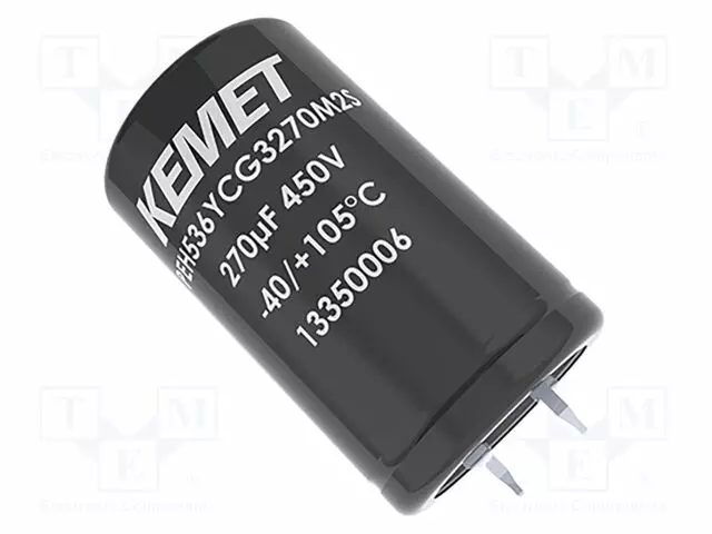 ELEKTROLYYTTIKONDENSAATTORI - LOW ESR - THT - 330UF - Elektrolyyttikondensaattorit snap-in - A551DH331M400F-YAG - 1