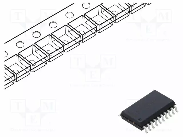 IC: DRIVER - SO20-W - 10MA - 8,5÷16VDC - Ajuripiirit - CS8190EDWFR20G - 1
