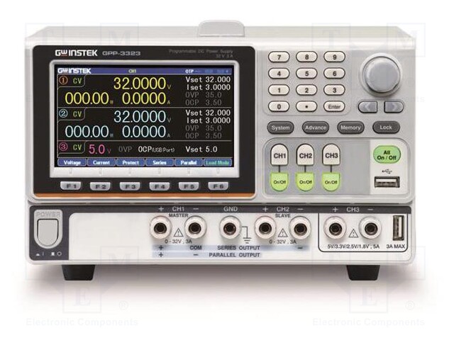 LABORATORY POWER SUPPLY: PROGRAMMABLE - LINEAR,MULTI-CHANNEL - Laboratorioteholähteet - GPP-3323LG - 1