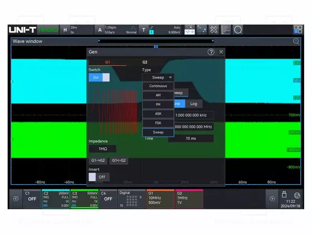 MITT.VARUST: LAAJENNUSVAIHTOEHTO - OSKILLOSKOOPEILLE - Oskilloskoopit - MSO3000X-AWG - 1