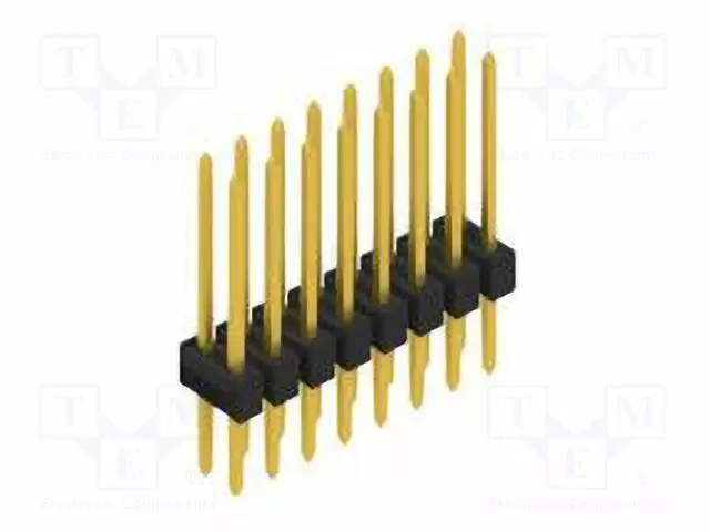 PIIKKIRIMALIITIN - PIN-LIITIN - UROS - PIN: 16 - THT - 3A - 250V - SL 2 - SUORA - Piikkirimaliittimet - SL2.128.16.G - 1