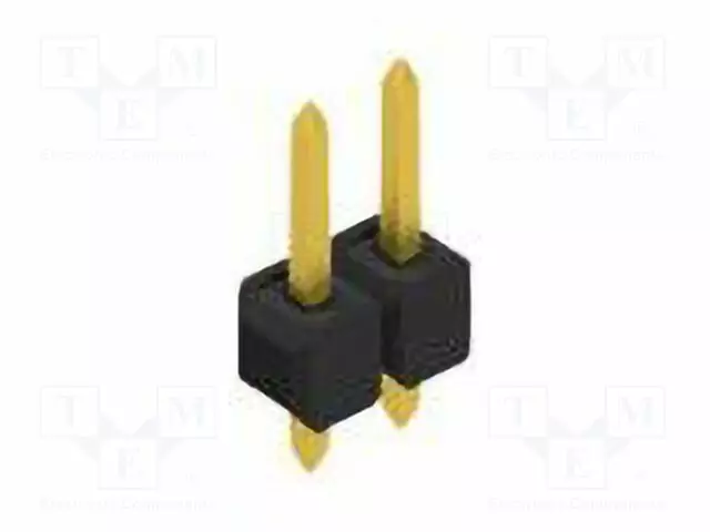 PIIKKIRIMALIITIN - PIN-LIITIN - UROS - PIN: 2 - THR,THT - 3A - 250V - SL 20 - 1X2 - Piikkirimaliittimet - SL20.THR.097.2.G - 1