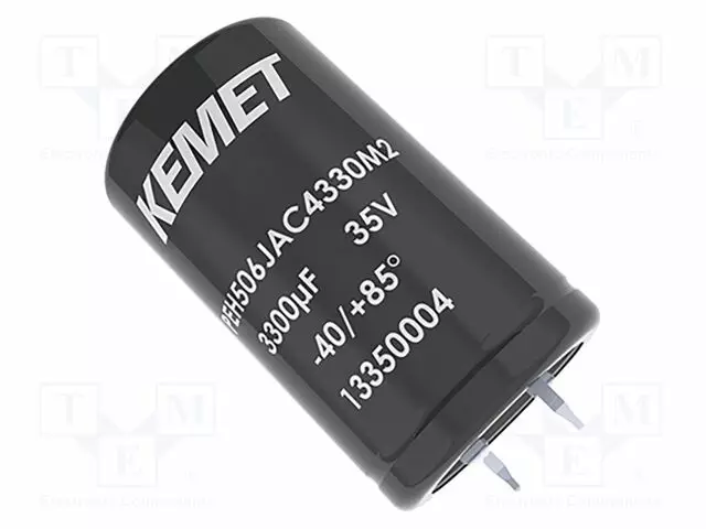 ELEKTROLYYTTIKONDENSAATTORI - LOW ESR - SNAP-IN - Elektrolyyttikondensaattorit snap-in - A511BC820M350A-YAG - 1