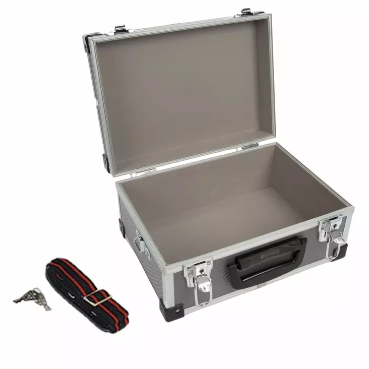 ALUMINIUM TOOL CASE 330 x 230 x 150mm - GREY - Alumiinisalkut - 1821-G - 1