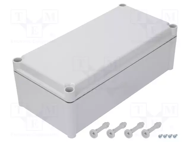 ASENNUSKOTELO - X: 188MM - Y: 378MM - Z: 130MM - SOLID - ABS - Yleiskäyttöiset kotelot - ABS381913G - 1