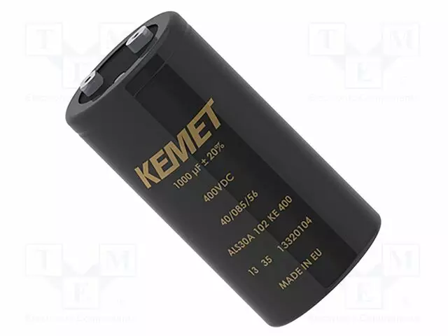 ELEKTROLYYTTIKONDENSAATTORI - 1,5MF - 200VDC - 5,6A - Ruuvi- ja muut kondensaattorit - A431FM152M200A-YAG - 1