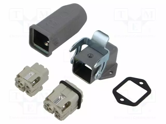 HDC LIITIN - PIN: 4 - SIVU- - HARTING liittimet - 10200040003PG - 1