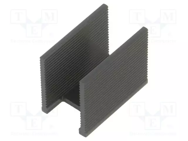 JÄÄHDYTYSLEVY - U - TO220 - MUSTA - L: 20MM - W: 15MM - H: 25MM - Jäähdytyslevyt - ML26AAG - 1