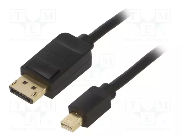 KAAPELI - DISPLAYPORT-PISTOKE,MINI DISPLAYPORT-PISTOKE - PVC - HDMI, DVI, DisplayPort johdot - HAABG - 1