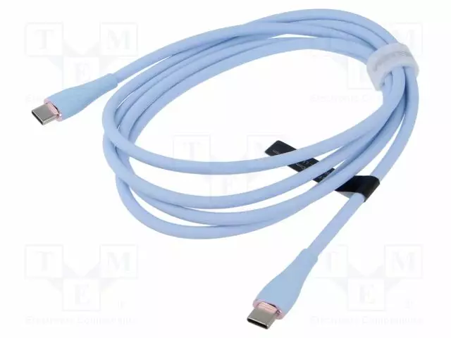 KAAPELI - USB 2.0 - USB C PISTOKE,MOLEMMIN PUOLIN - NIKKELÖITY - USB kaapelit ja adapterit - TAWSG - 1