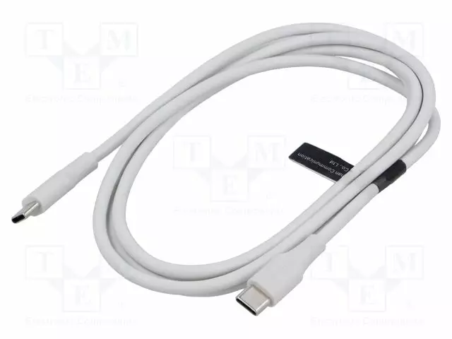 KAAPELI - USB 2.0 - USB C PISTOKE,MOLEMMIN PUOLIN - NIKKELÖITY - USB kaapelit ja adapterit - TAXWG - 1