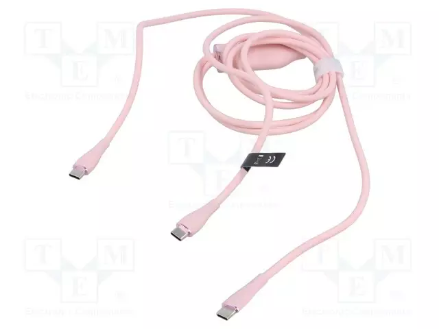 KAAPELI - USB 2.0 - USB C PISTOKE,USB C PISTOKE X2 - NIKKELÖITY - USB kaapelit ja adapterit - CTMPG - 1