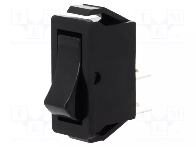 KEINUKYTKIN - SPST - AS: 2 - ON-OFF - 16A/250VAC - MUSTA - EI OLE - 1500 - Keinukytkimet - AE-C1500VQASG - 1