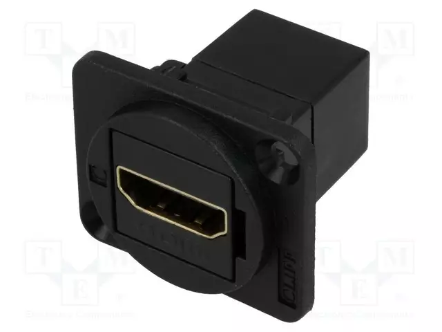 LIITIN - HDMI-PISTORASIA,MOLEMMIN PUOLIN - SUOJATTU - FT - 19X24MM - Audioliitinadapterit - CP30200G - 1
