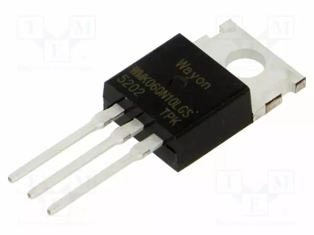N-KANAVA MOSFET - UNI-POLAARINEN - 100V - 116A - IDM: 464A - 162W - Transistorit - WMK060N10LGS-CYG - 1