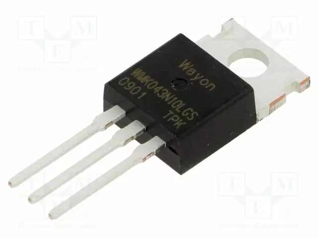 N-KANAVA MOSFET - UNI-POLAARINEN - 100V - 145A - IDM: 580A - 208W - Transistorit - WMK043N10LGS-CYG - 1