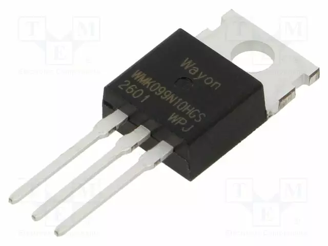 N-KANAVA MOSFET - UNI-POLAARINEN - 100V - 43A - IDM: 272A - 96,1W - Transistorit - WMK099N10HGS-CYG - 1