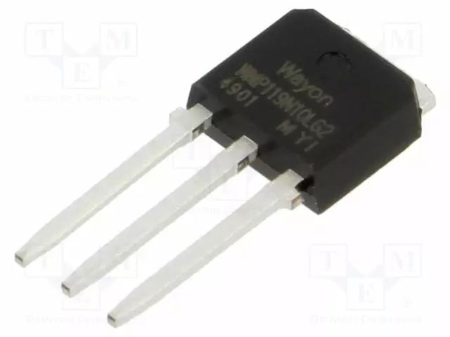 N-KANAVA MOSFET - UNI-POLAARINEN - 100V - 55A - IDM: 220A - 65,8W - Transistorit - WMP119N10LG2-CYG - 1
