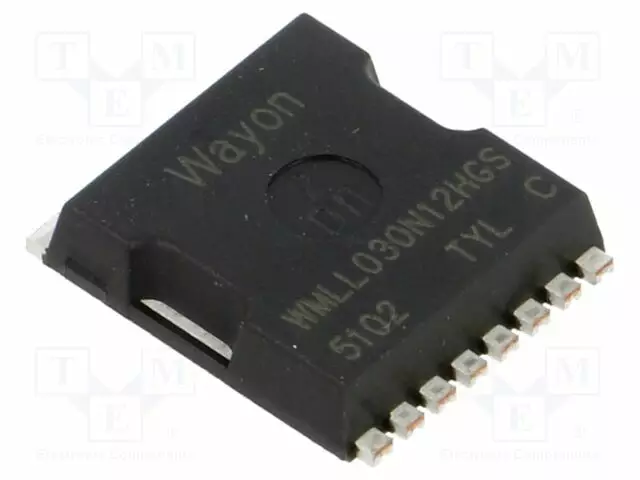 N-KANAVA MOSFET - UNI-POLAARINEN - 120V - 225A - IDM: 900A - TOLL - Transistorit - WMLL030N12HGS-CYG - 1