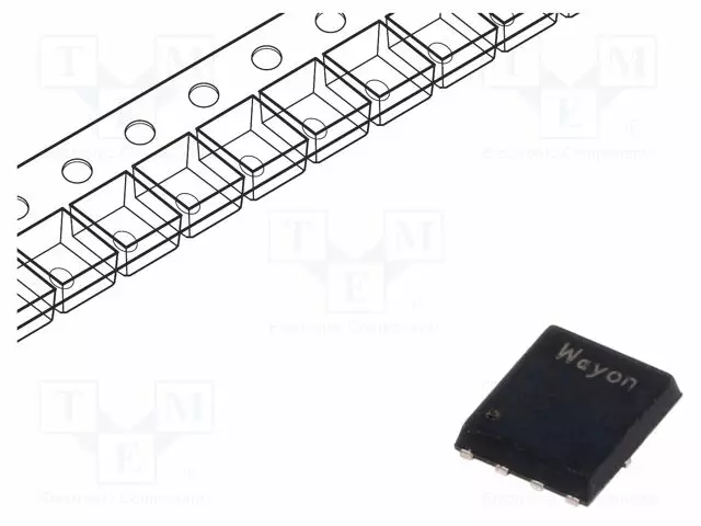 N-KANAVA MOSFET - UNI-POLAARINEN - 30V - 150A - IDM: 600A - 96W - Transistorit - WMB150N03TS-CYG - 1