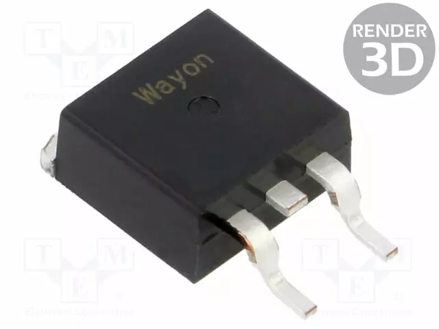 N-KANAVA MOSFET - UNI-POLAARINEN - 60V - 50A - IDM: 200A - 69,4W - Transistorit - WMO50N06TS-CYG - 1