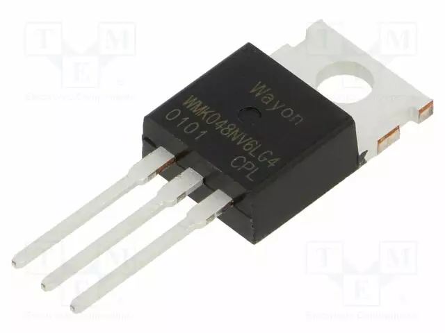 N-KANAVA MOSFET - UNI-POLAARINEN - 65V - 110A - IDM: 440A - 104,2W - Transistorit - WMK048NV6LG4-CYG - 1