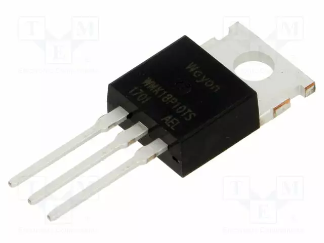 P-KANAVA MOSFET - UNI-POLAARINEN - -100V - -18A - IDM: -72A - Transistorit - WMK18P10TS-CYG - 1