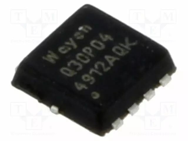 P-KANAVA MOSFET - UNI-POLAARINEN - -40V - -30A - IDM: -120A - 21W - Transistorit - WMQ30P04T1-CYG - 1