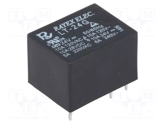 RELE - SPDT - UKELAN: 24VDC - 10A/120VAC - LT - PCB - Pienoisreleet - LT-24G - 1