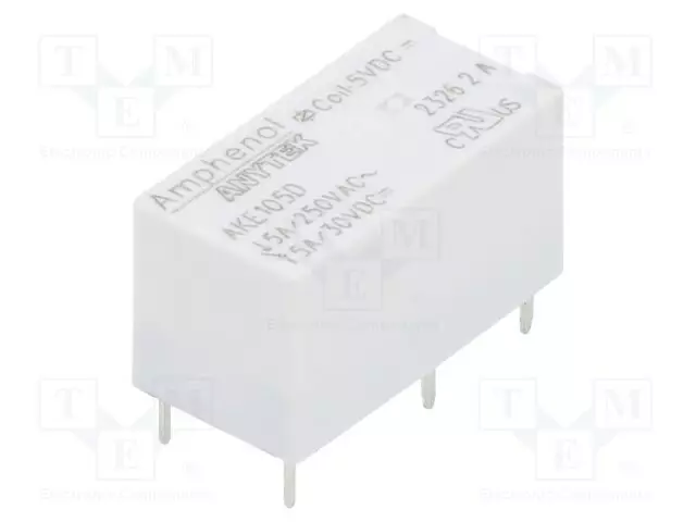 RELE - SPDT - UKELAN: 5VDC - 5A - 5A/250VAC - AKE - PCB - Pienoisreleet - AKE105D00G - 1