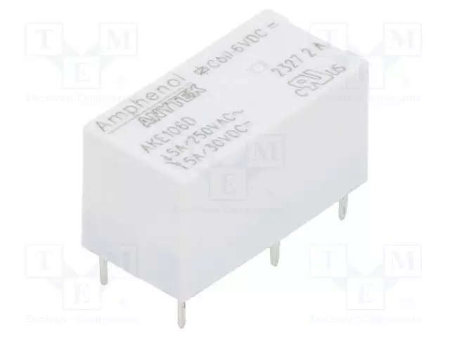 RELE - SPDT - UKELAN: 6VDC - 5A - 5A/250VAC - AKE - PCB - Pienoisreleet - AKE106D00G - 1